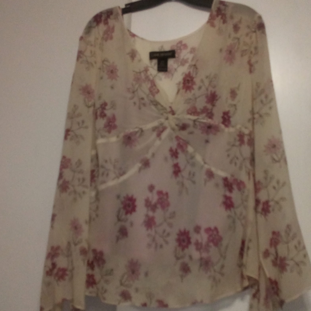 Two-piece twist front blouse